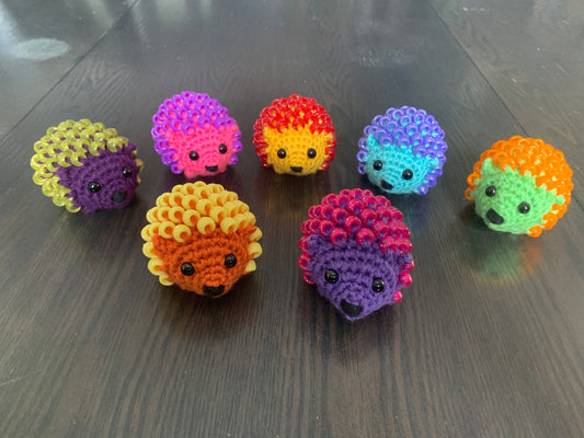Fidget Hedgehog - Orange with Yellow
