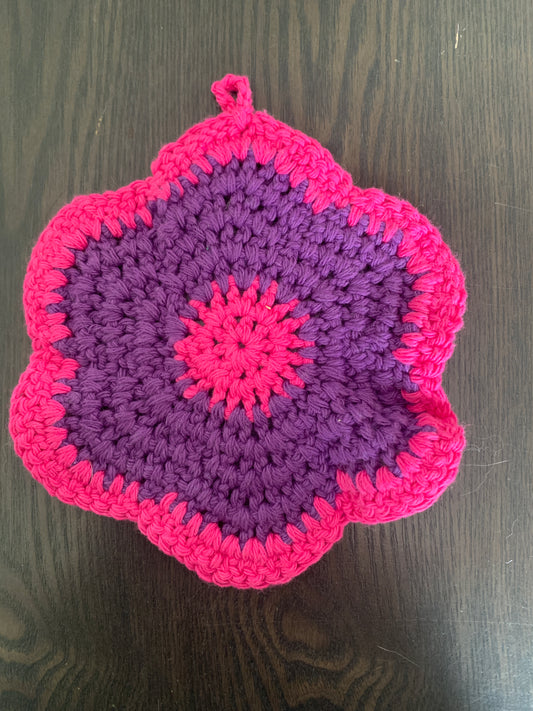 Pot Holder - Purple/Pink