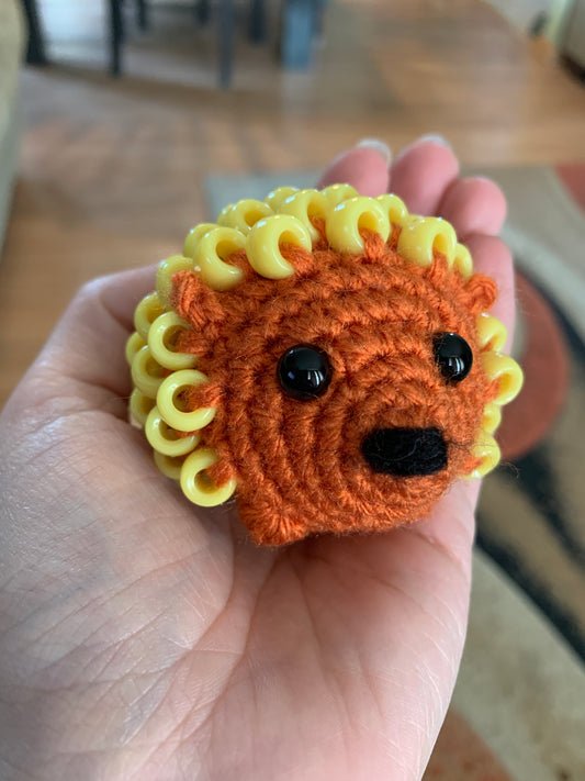 Fidget Hedgehog - Orange with Yellow