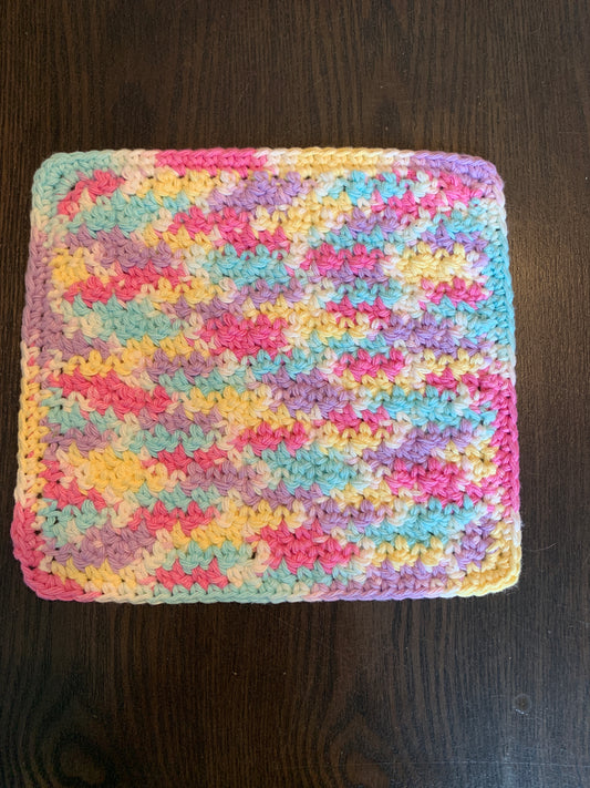 Dishcloth - Easter Colours