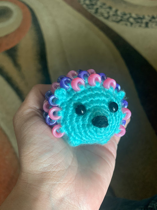Fidget Hedgehog - Turquoise/Pink/Purple