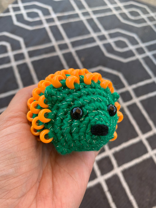 Fidget Hedgehog - Green/Orange