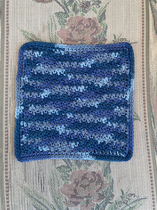 Dishcloth - Blue Camo