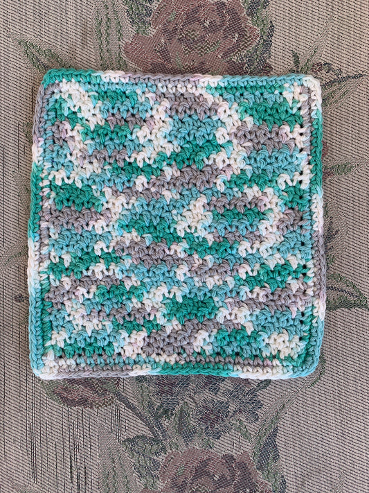 Dishcloth - Blue/Green