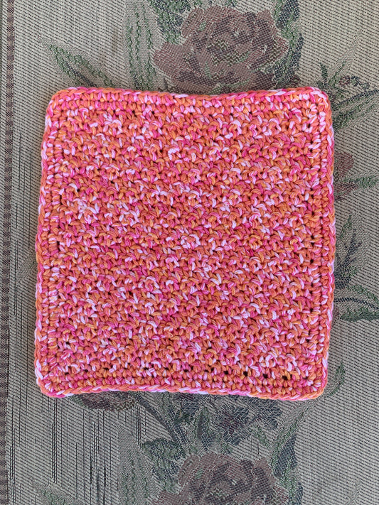 Dishcloth - Coral